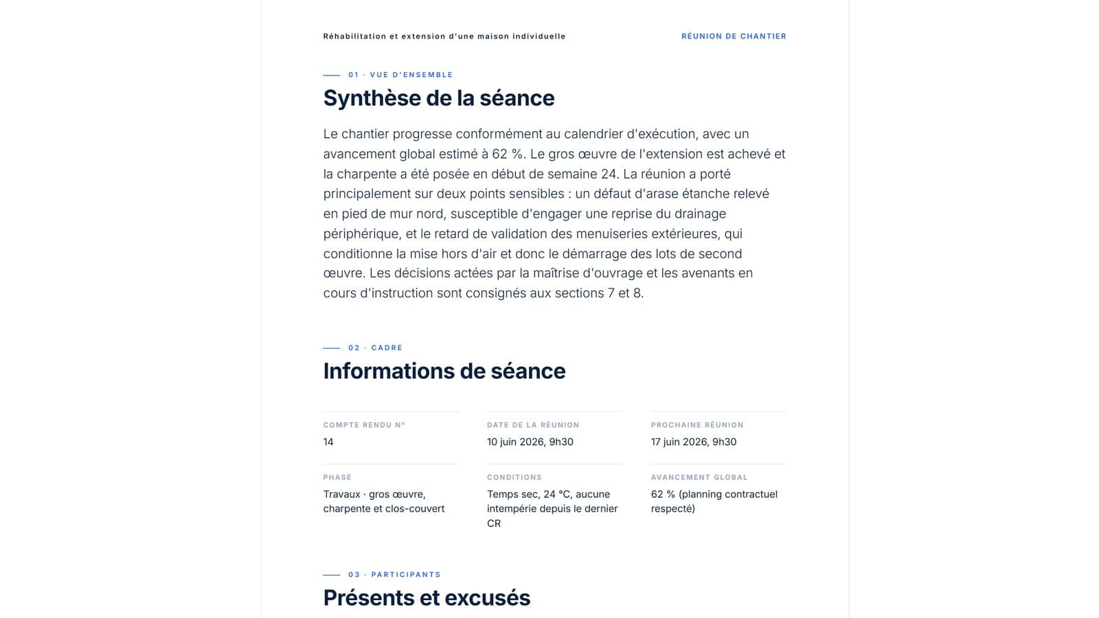 Compte rendu de chantier par IA : ce qui change vraiment